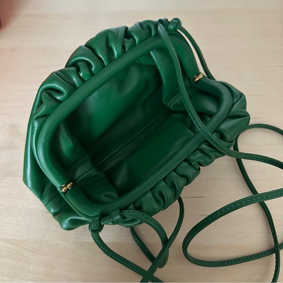 Genuine Lambskin Green Leather Women's Bag - Picture 2 of 2